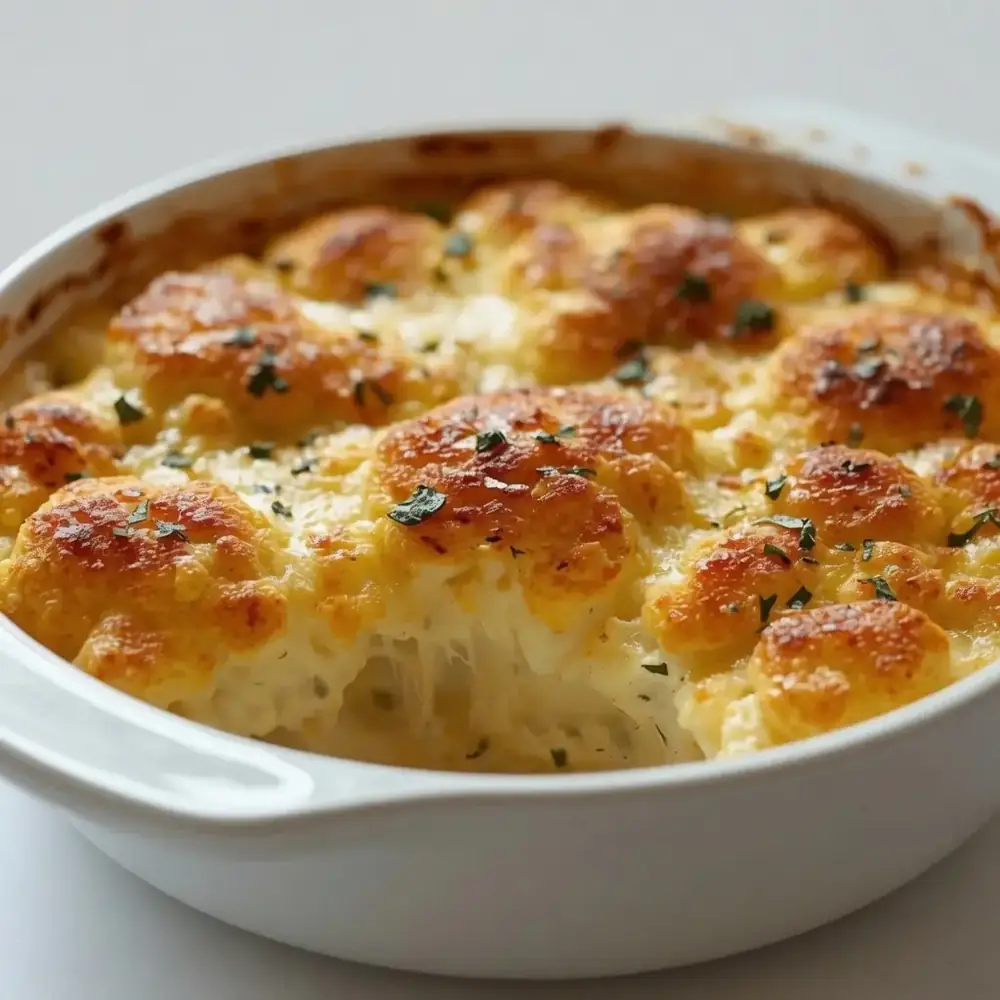 Blumenkohl-Käse-Gratin mit knuspriger Kruste