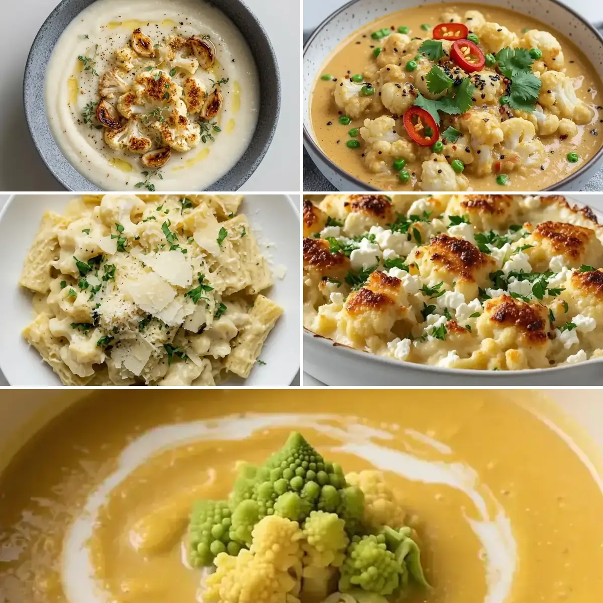 Cremige Blumenkohl-Rezepte