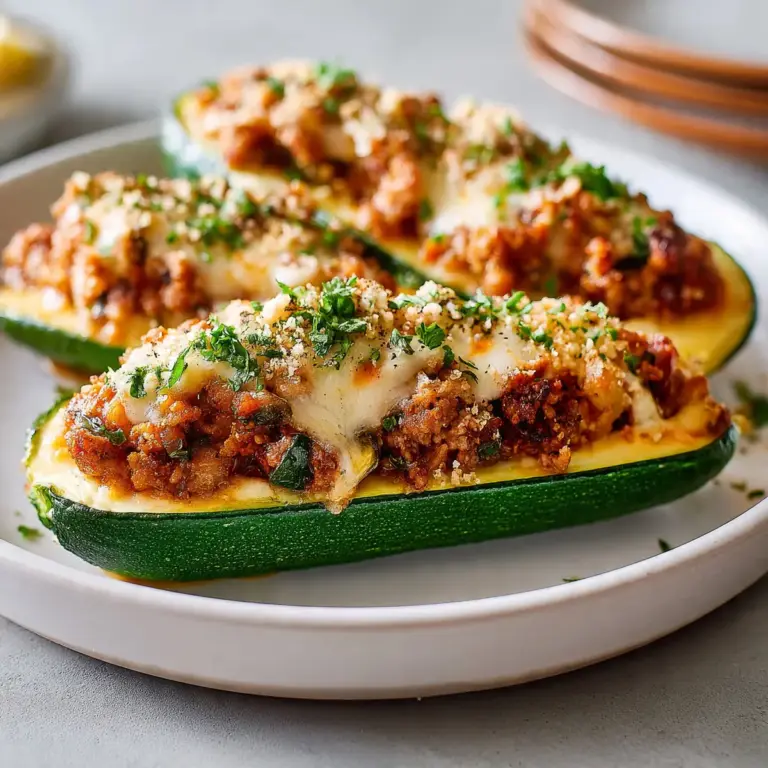 Einfache Gefüllte Zucchini