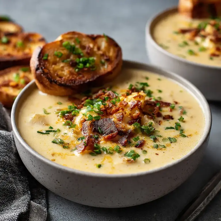 Einfache Kartoffelsuppe – cremig & schnell