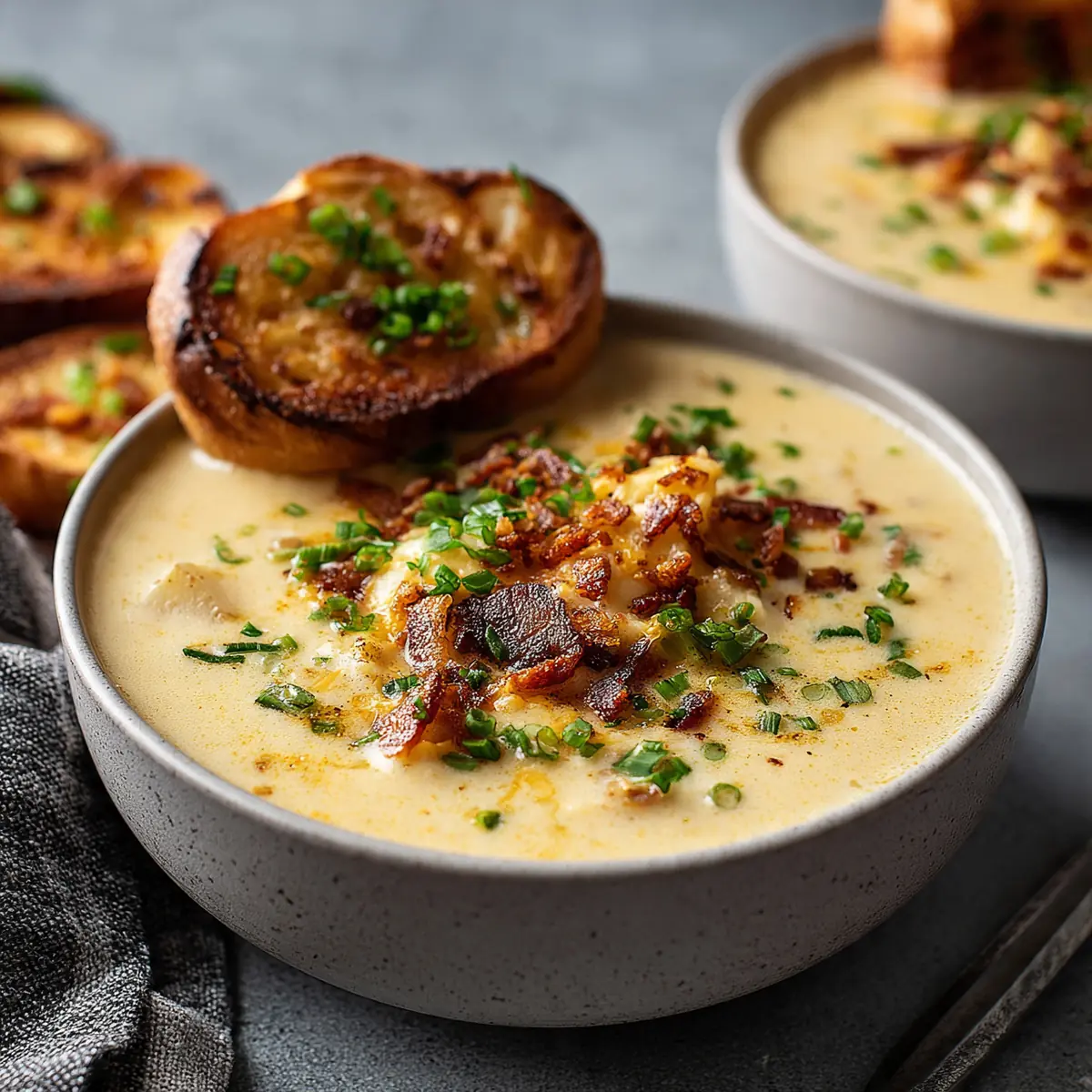 Einfache Kartoffelsuppe – cremig & schnell