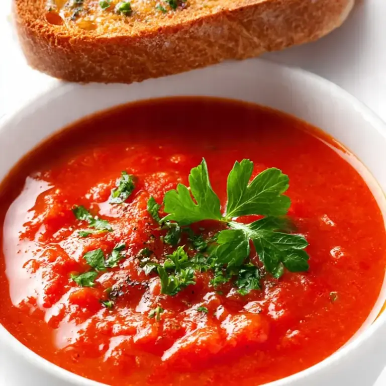 Herzhafte Tomatensuppe