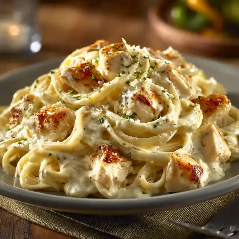 Herzhaftes Chicken Alfredo