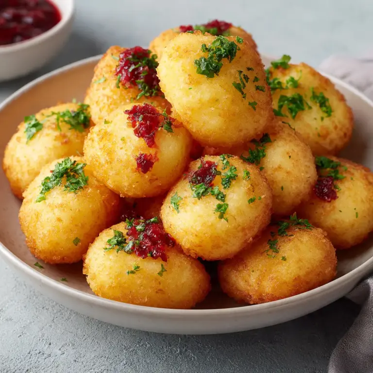 Knusprige Kartoffelknödel