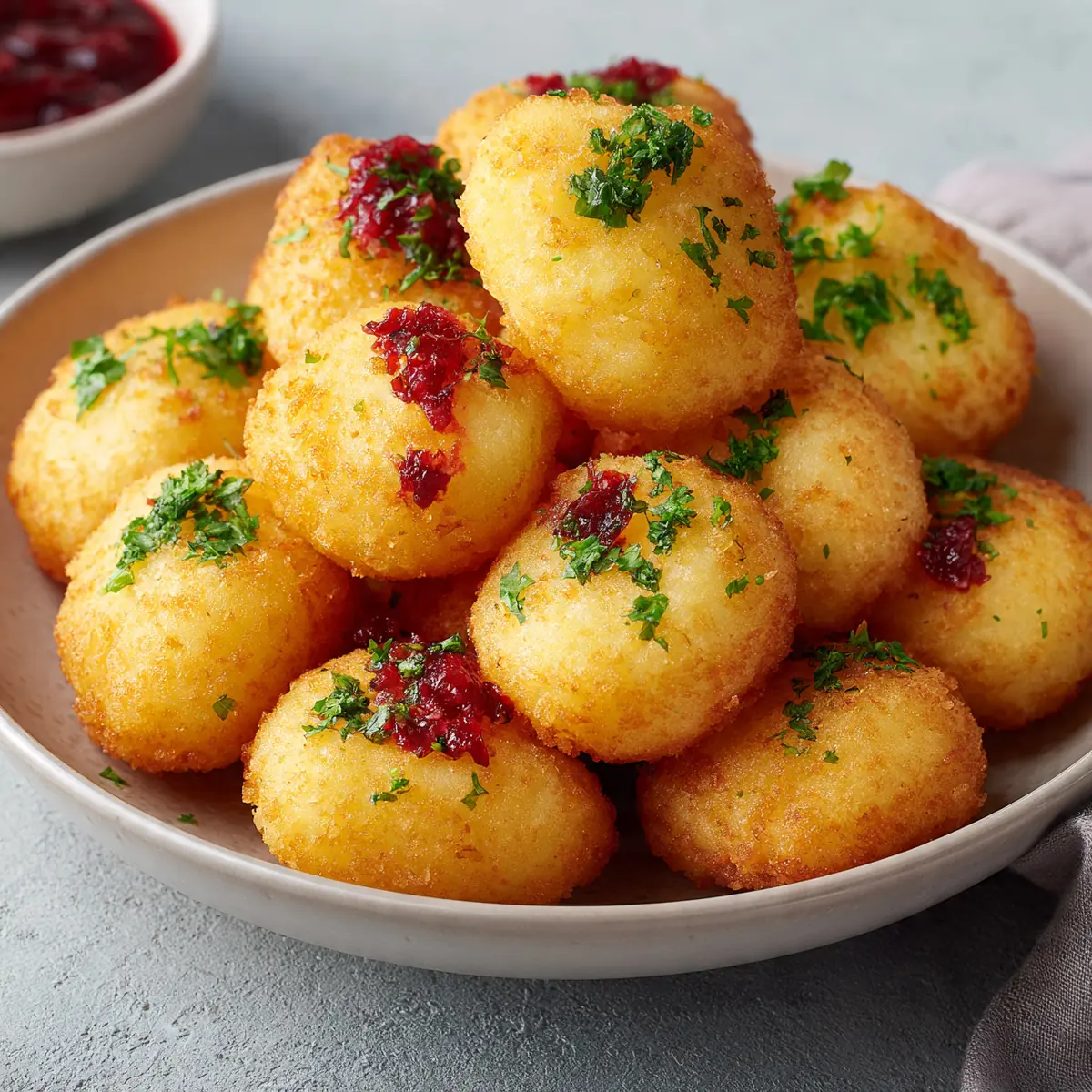 Knusprige Kartoffelknödel