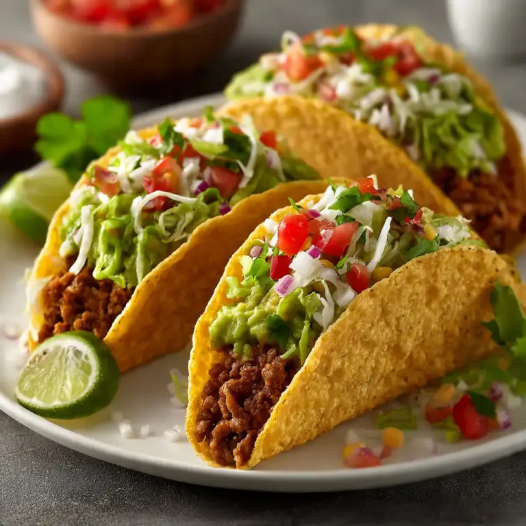 Knusprige Tacos – perfekt gefüllt