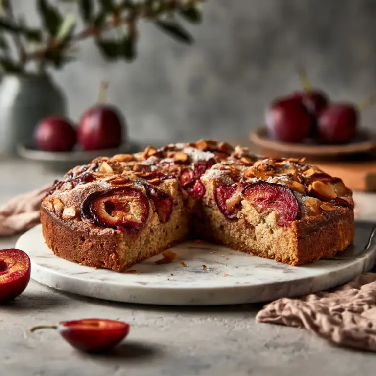 Perfekter Pflaumenkuchen