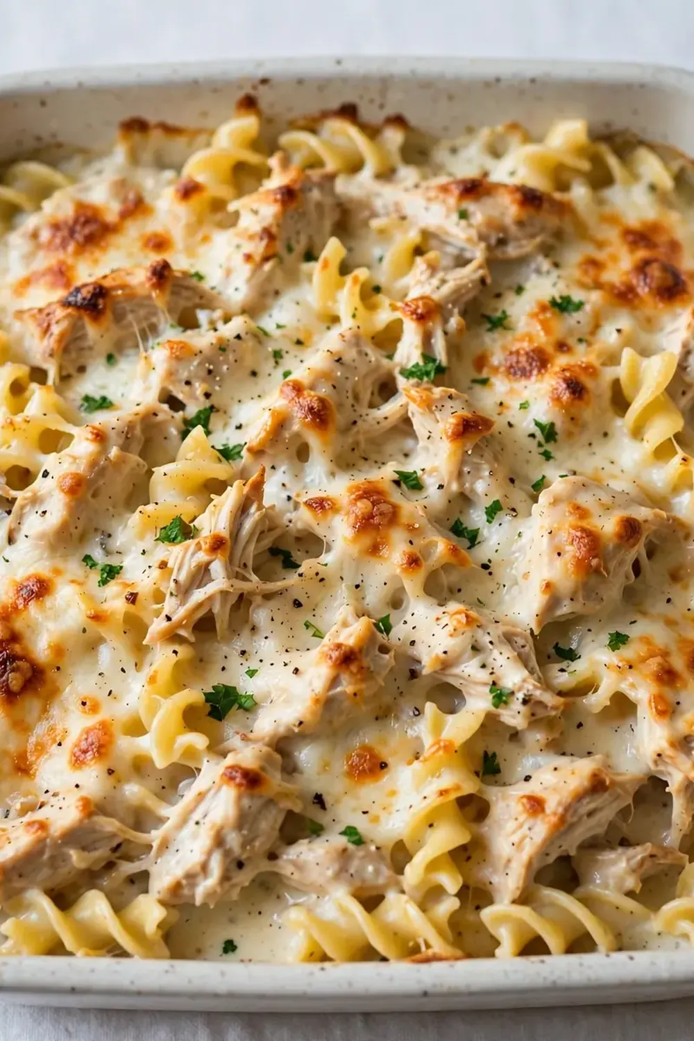 Creamy Chicken Noodle Bake