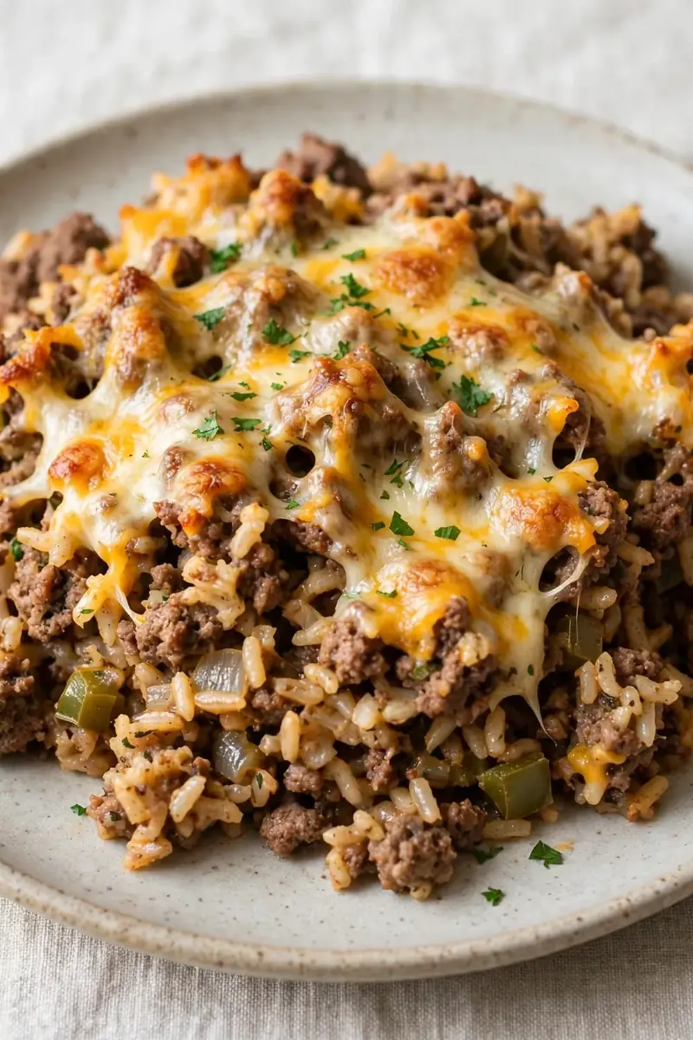 Simple Ground Beef and Rice Casserole
