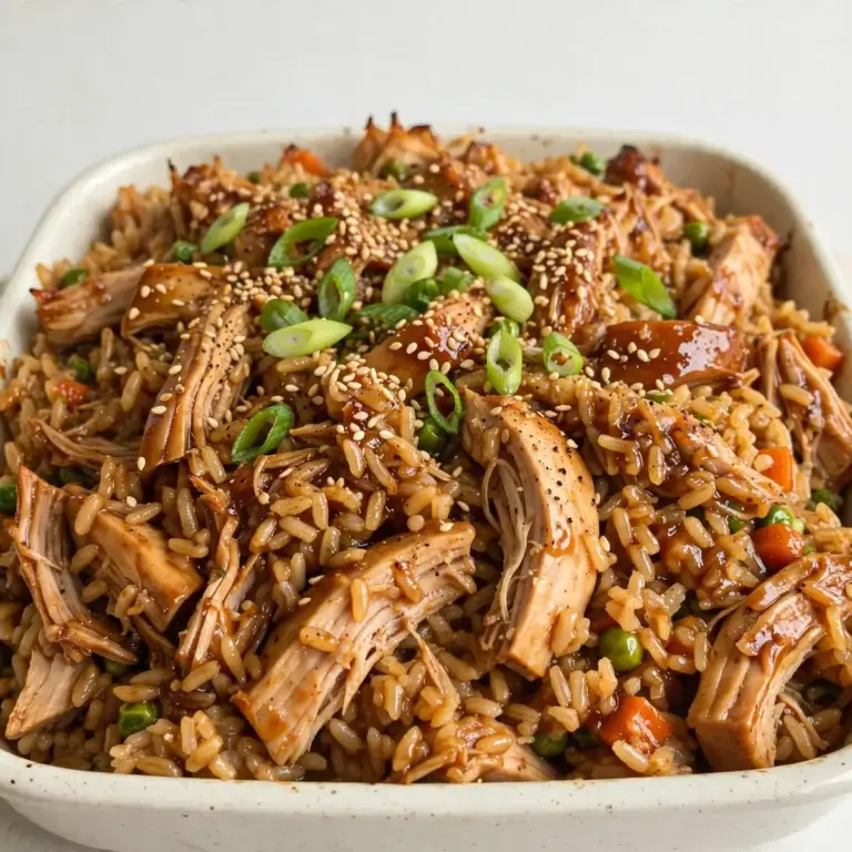 Restaurant-Qualität: Schneller Teriyaki-Türkei-Reisauflauf