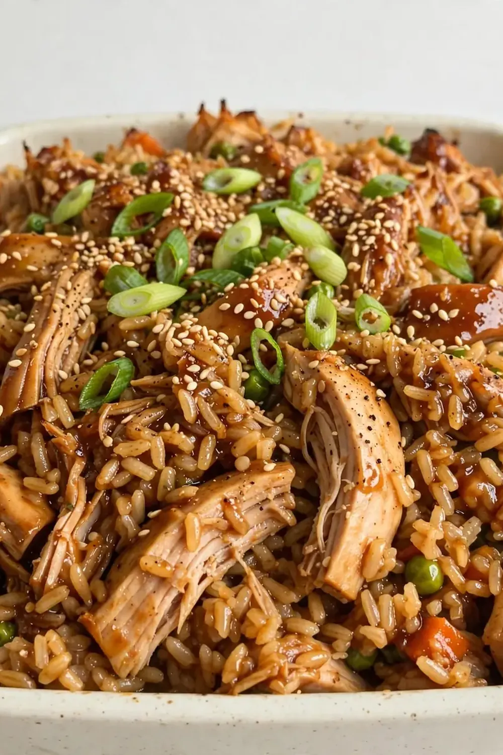 Quick Teriyaki Turkey and Rice Casserole
