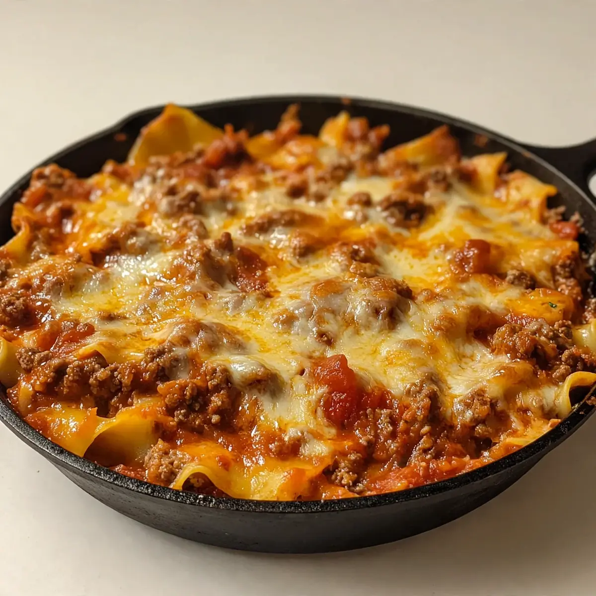 Restaurant-Quality Lazy Day Skillet Lasagna Casserole