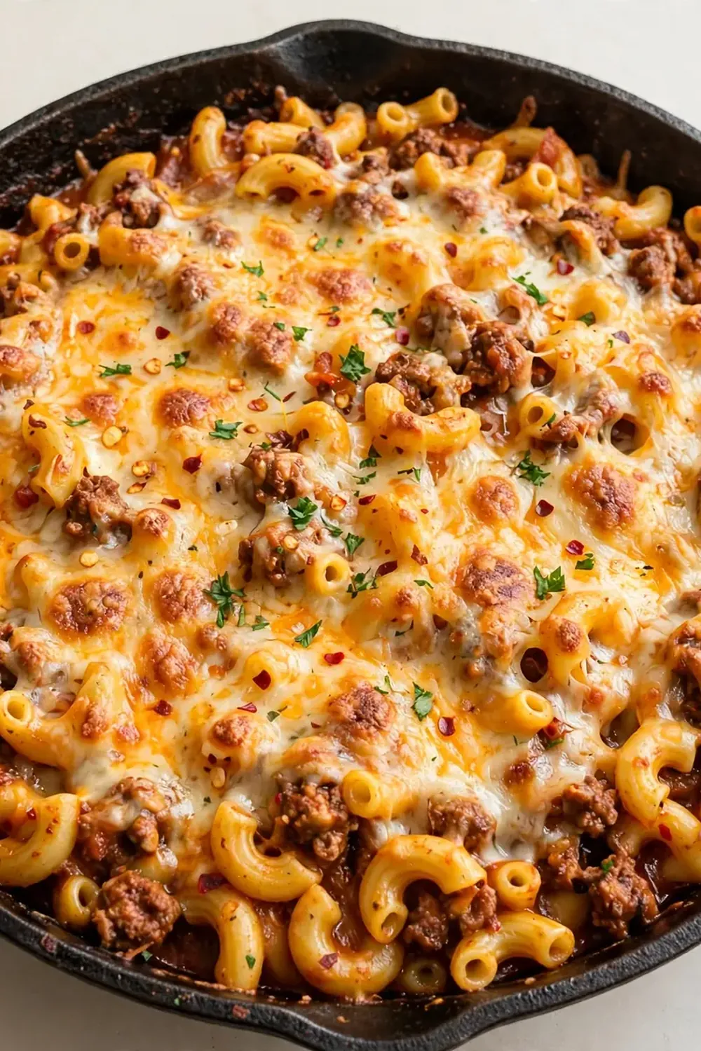 One-Pan Chili Mac Bake