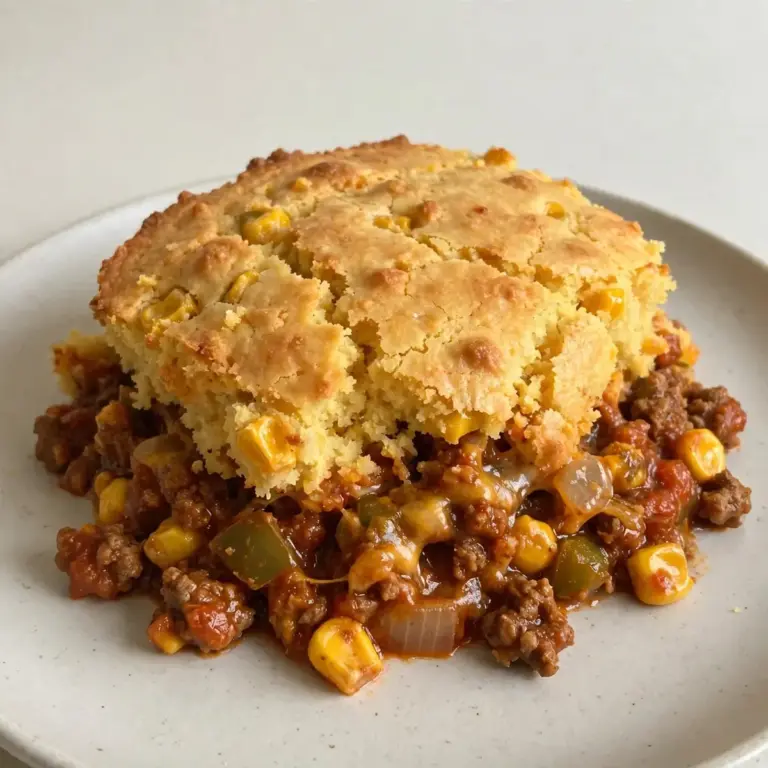 Restaurant-Würdige Sloppy Joe Cornbread Casserole