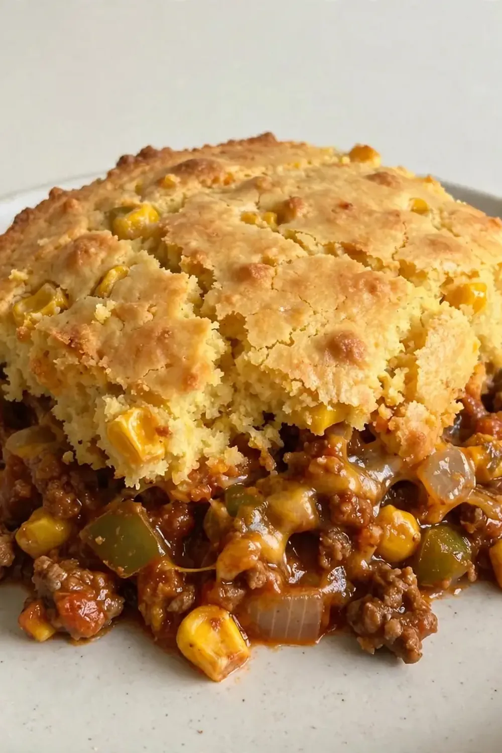 Sloppy Joe Cornbread Casserole