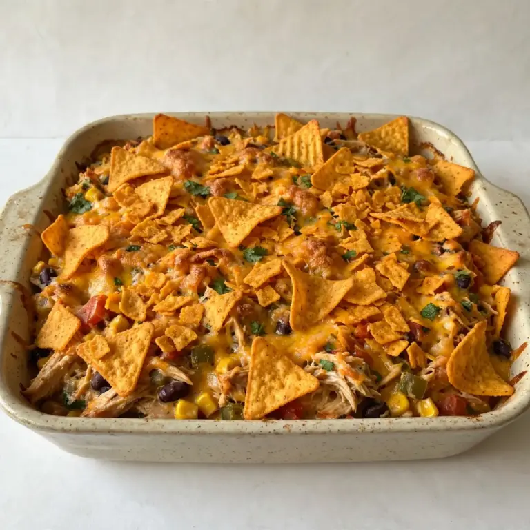 Restaurant-Würdiger Doritos Chicken Casserole für Gäste