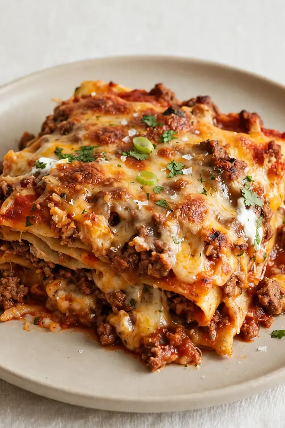 Easy Beef Enchilada Casserole