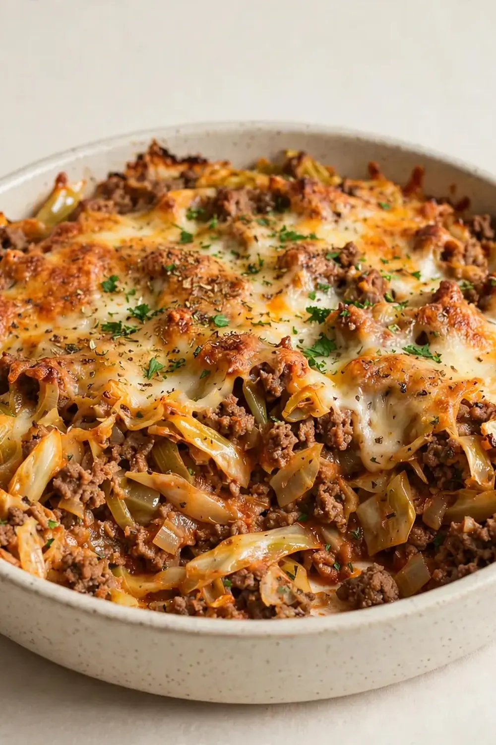 Cabbage and Ground Beef Casserole