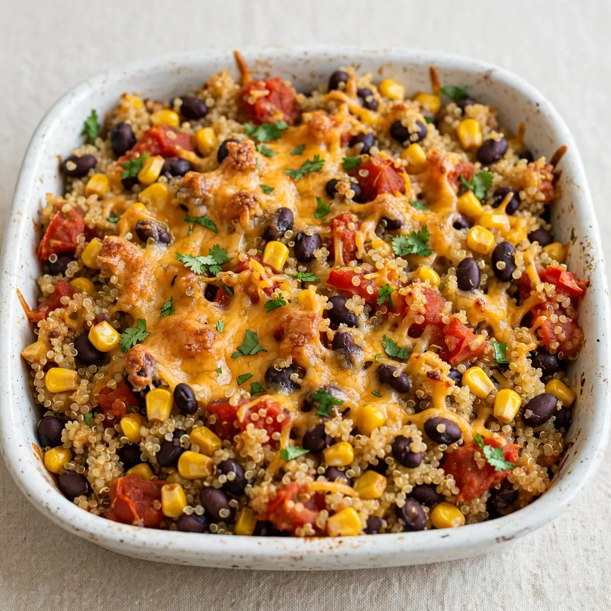 Restauranttauglich: 5-Zutaten Mexican Quinoa Bake