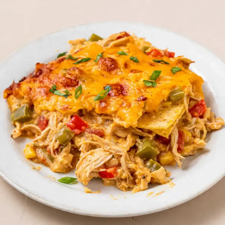 Restaurantwürdiges King Ranch Chicken Casserole
