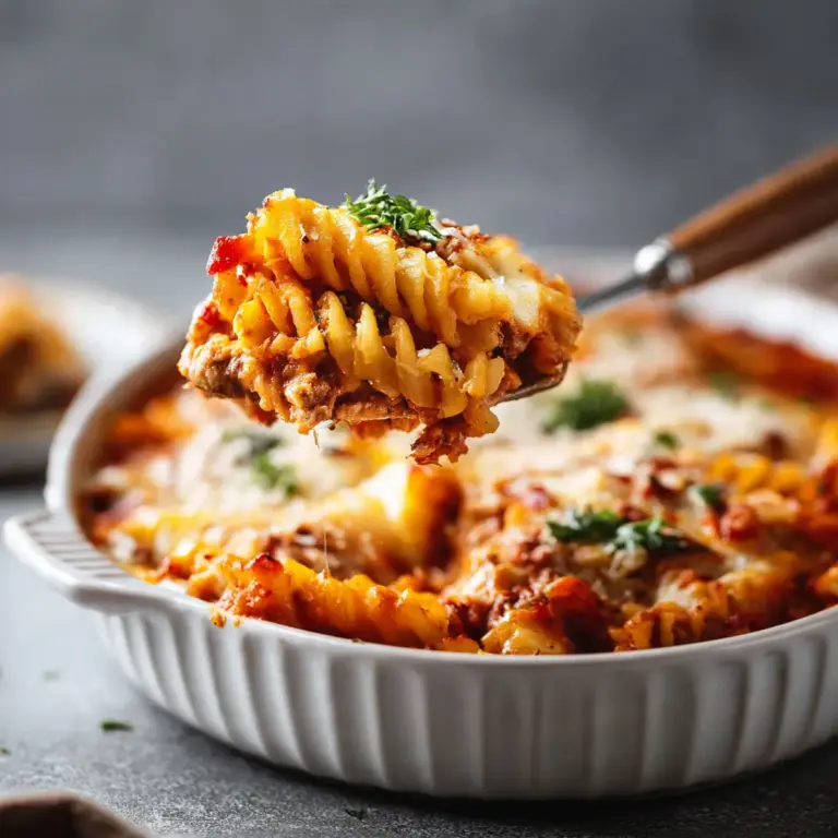 Selbstgemachter Pasta-Auflauf