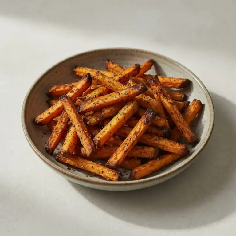 Süßkartoffel-Pommes aus dem Ofen – knusprig & unwiderstehlich