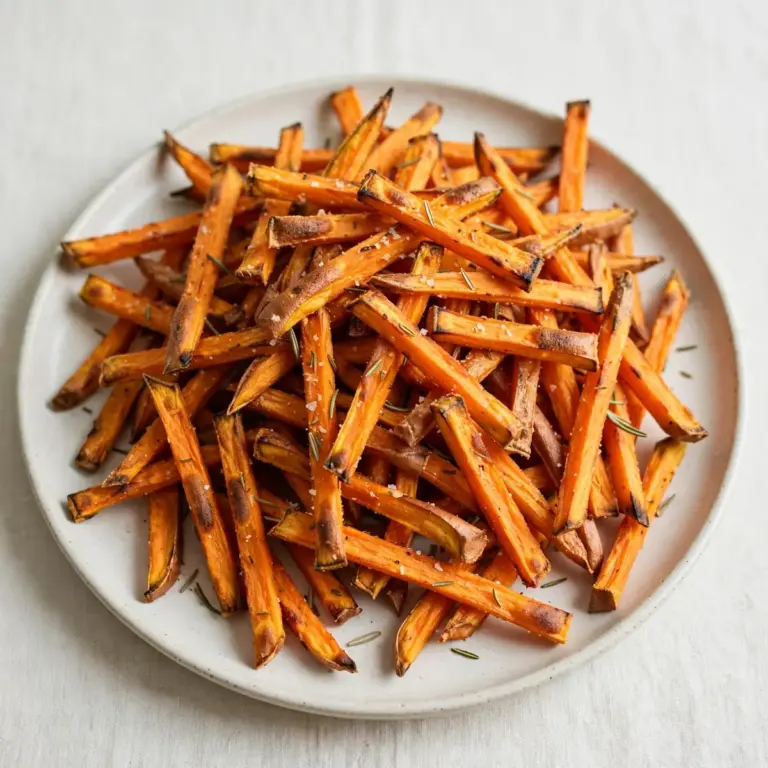Süßkartoffel-Pommes aus dem Ofen – perfekte Backzeit