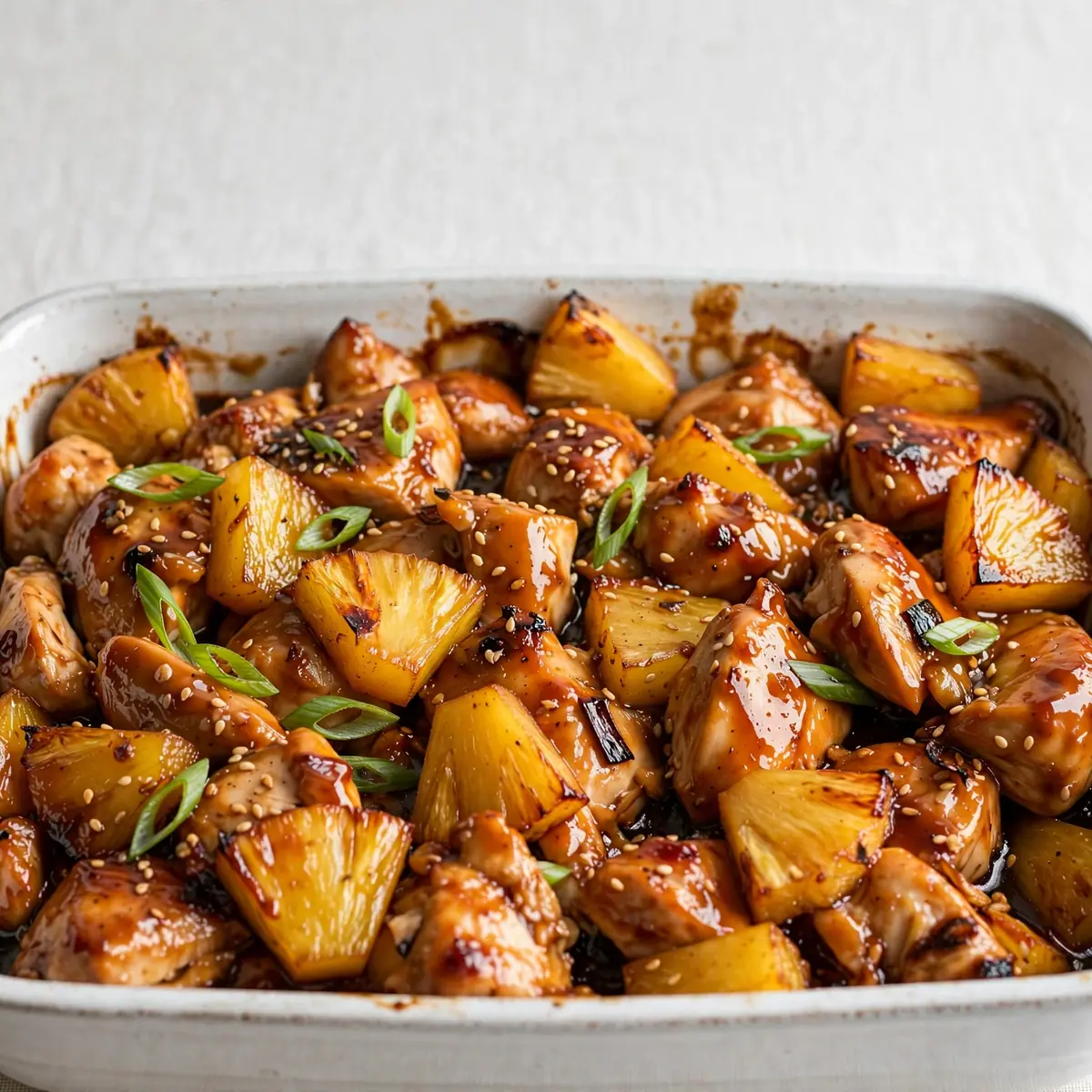 Teriyaki Chicken & Pineapple Bake – Restaurant-Stil für Gäste