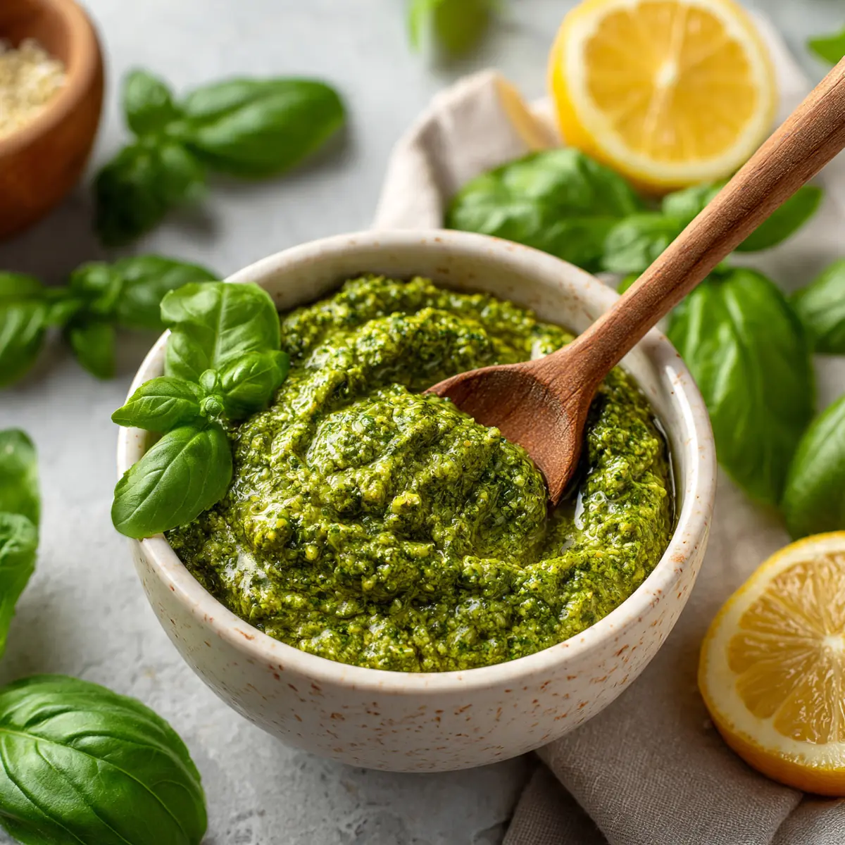 Traditionelles Basilikum-Pesto Rezept