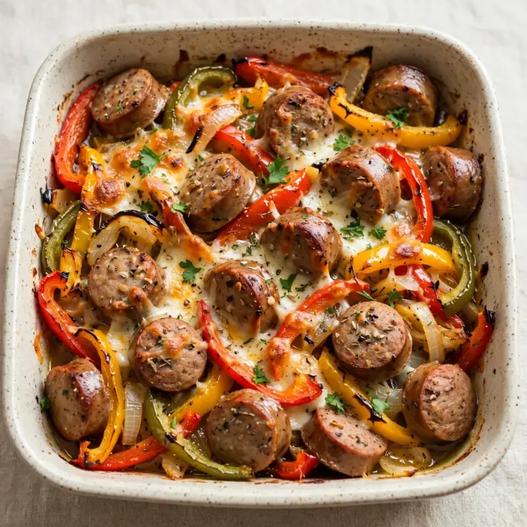 Truthahn-Wurst-Paprika-Auflauf: Restaurant-Flair für Gäste
